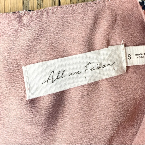 All In Favor Women’s Floral Flutter Sleeve Hi Low Ruffle Hem Lined Dress Size S - Picture 5 of 12